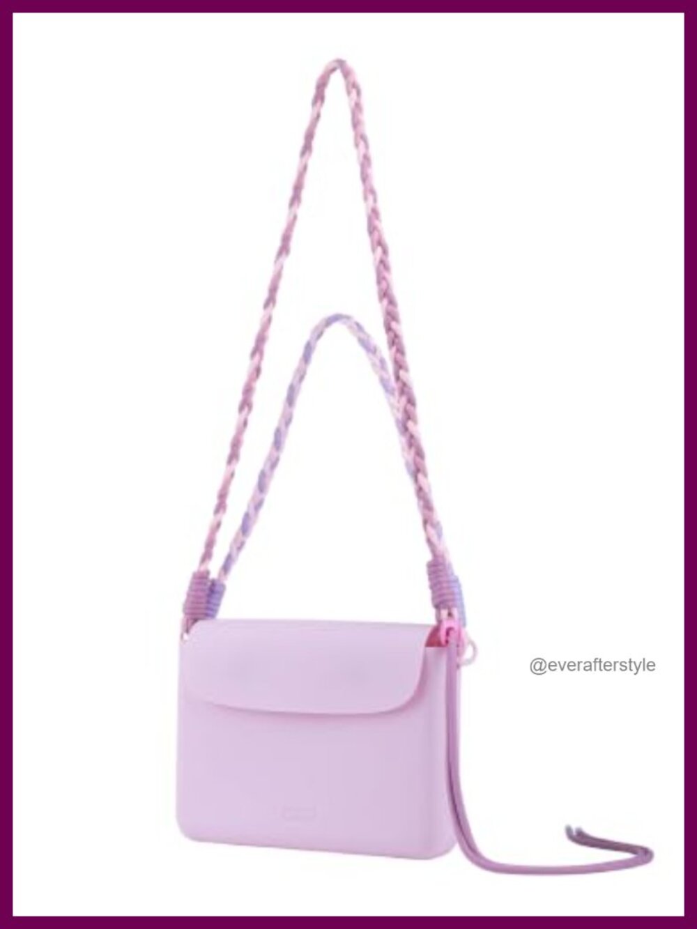 Magnetic Flip Silicone Crossbody Bag Convertible Underarm Purse Mini
